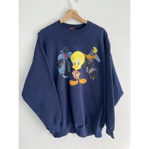 Vintage Tweety Looney Tunes Sweater sweatshirt crewneck xxl